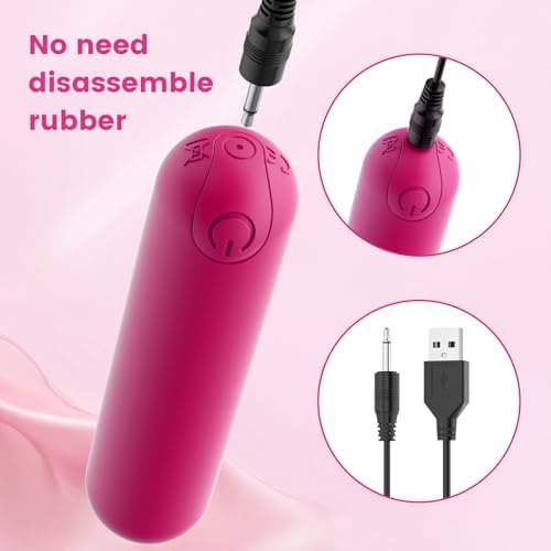 Kverg Mini Massager Waterproof Rechargeable 10 Vibration Red - Image 2