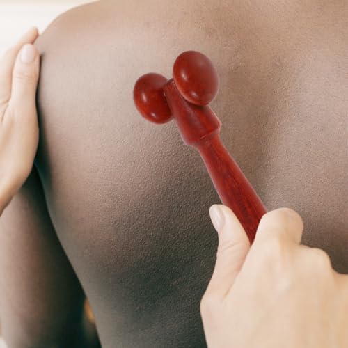 Massage Tool Set 4-piece Self Massage Stick and Gua Sha Scraping Tool for Easy Grip Portable Therapy 5.31 X 5.03 X 0.55 in - Image 5