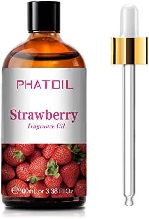 PHATOIL Strawberry Fragrance Oil for Diffuser Aromatherapy 3.38FL.OZ by PHATOIL