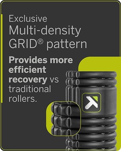 TriggerPoint Grid 1.0 Foam Roller - 13" Multi-Density Massage Roller for Deep Tissue & Muscle Recovery - Relieves Tight, Sore Muscles & Kinks, Improves Mobility & Circulation - Targets Key Body Parts - Image 2