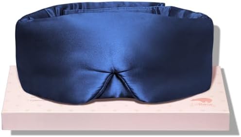 LitBear Silk Sleep Mask for Side Sleeper, Eye Mask Sleeping for Women Men by LitBear