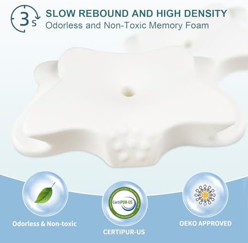 CHxxy Cervical Pillow for Neck Pain Relief, Memory Foam Pillows - Image 7