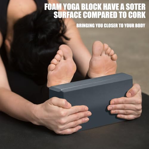 Septo 2 Pcs Yoga Blocks, 9x6x3 Inch Foam Blocks for Pilates - Image 6