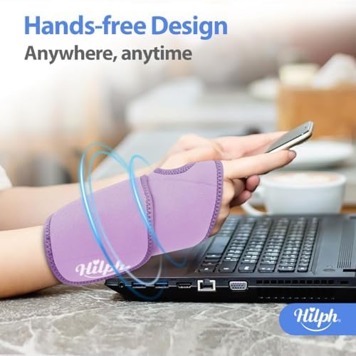 Hilph Wrist Ice Pack Wrap, Carpal Tunnel Relief Wrist Brace with Gel Pack - Image 6