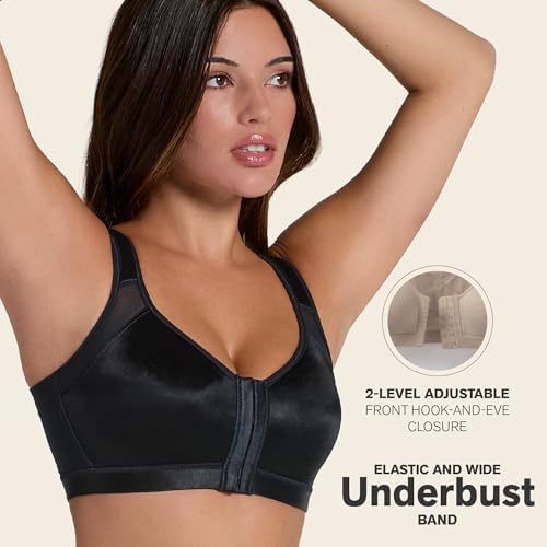 Leonisa Multi-Functional – Posture Corrector Bra Wireless Front Closure Bra for Women Full Coverage - Image 3
