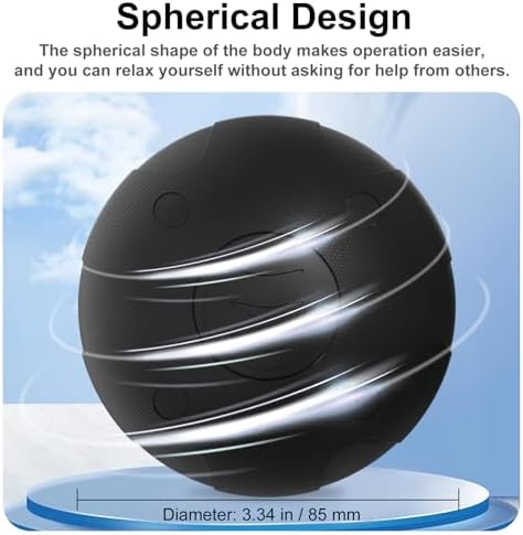 Vibrating Massage Ball with 5-Speed Mode for Muscle Recovery, Myofascial Release - Deep Tissue Massage Ball for Trigger Point Massage - Mobility Ball Back & Hip Flexor Release Tool - Image 2