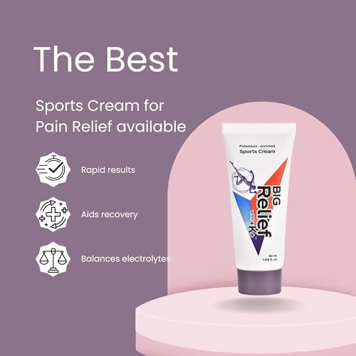 Sports Cream with +K+ - Muscle Pain Relief Cream for Runners, Athletes, Migraines & More - Deep Topical Relief from Aches, Cramps, DOMS & More for Muscle Recovery- 1.69 fl oz, 50 ml - Image 4