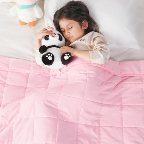 Topblan Weighted Blanket 7 lbs, 41 x 60 Small Size for Summer by Topblan