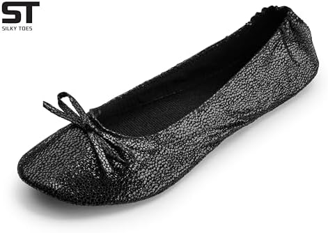Foldable Flats for Women, Portable Ballet Shoes for Wedding &Travel Comfort - Image 3