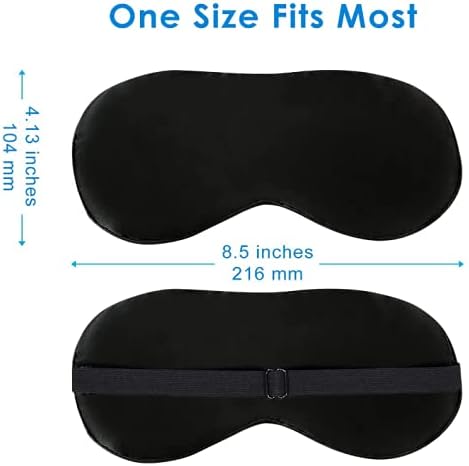 JEFlex Natural Silk Sleep Mask Blindfold, Super-Smooth Eye Mask - Image 3