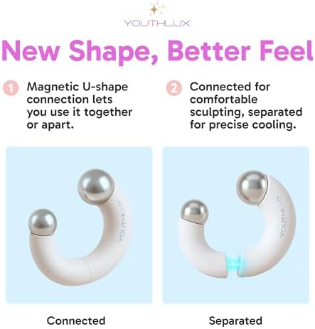 MagniGlow Roller | Magnetic Ice Globes for face with Dual Rollers | Cooling Beauty Ice Face Roller, Eyes & Neck | Portable Skincare Facial Massager for Puffiness Relief & Daily Self-Care - Image 4