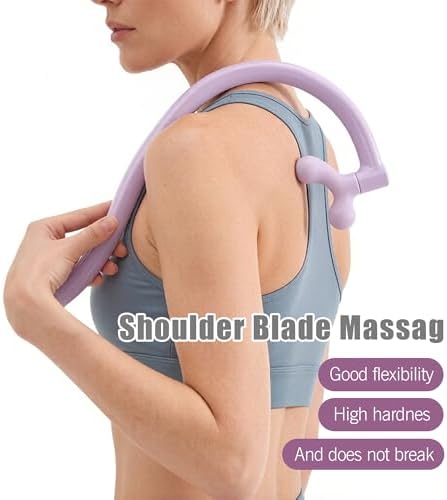 Self Massage Tool - Original Trigger Point Therapy for Back and Neck, Lower Back Massager, Myofascial Release Tool & Deep Tissue Muscle Massage Stick, Shoulder,Leg,Feet, Purple (Purple) - Image 2