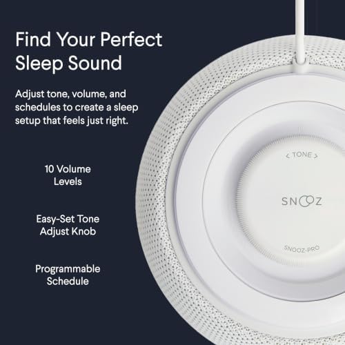 SNOOZ Pro Smart White Noise Sound Machine, Real Fan Inside for Sleeping - Image 5