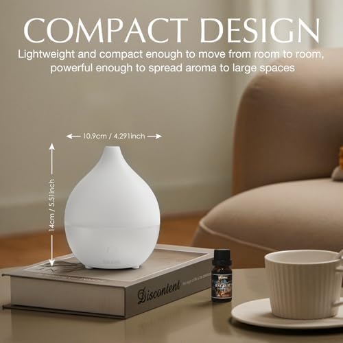 SALKING Essential Oil Diffuser for Home, 100ml Small Aromatherapy Diffuser - Image 5
