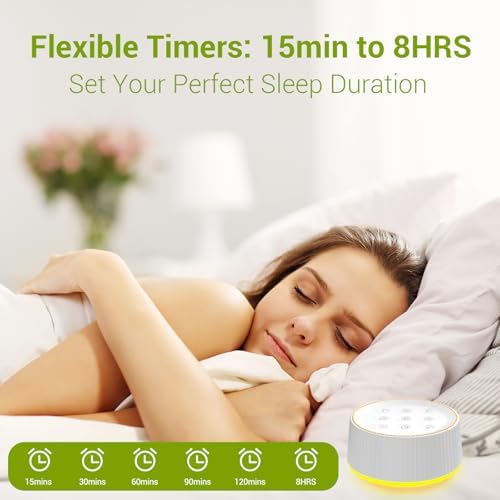 White Noise Machine with Night Light for Sleeping - Image 3