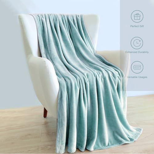 TASTHROW Bluishgreen Throw Blanket 50x60 Inches - Image 2