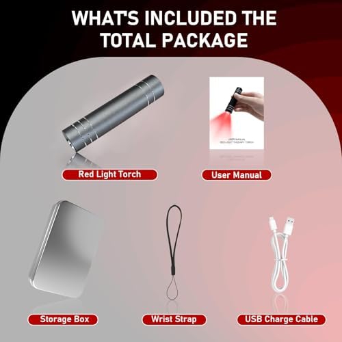 Red Light Therapy Device for Joint&Muscle, Portable Red Light & Near-Infrared Wand, 660nm 850nm LED Light Therapy Torch for Body/Face/Neck/Back/Knee - Image 7