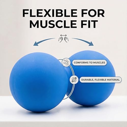 Peanut Massage Ball for Myofascial Release, Silicone Massager - Image 5