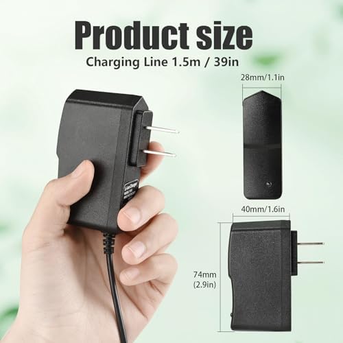 AC/DC 16.8V Massage Gun Charger Compatible with LifePro Sonic, Sonic Mini,Fusion X, Sonic Pro, Youdgee H1 Mini, Mebak 3, Cryotex, DamKee DK-01 02, Wattne W2 W1, jetbus - Image 4