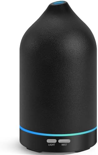 URPOWER 120mL Ceramic Essential Oil Diffuser Quiet Diffusers for Home by URPOWER