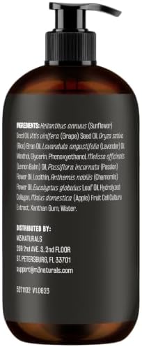Lavender Sensual Massage Oil with Collagen and Stem Cells, 8 fl oz by M3 - Image 2