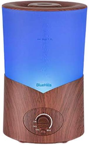 BlueHills 1000 ML Essential Oil Diffuser Premium Humidifier Large Dark Wood by BlueHills