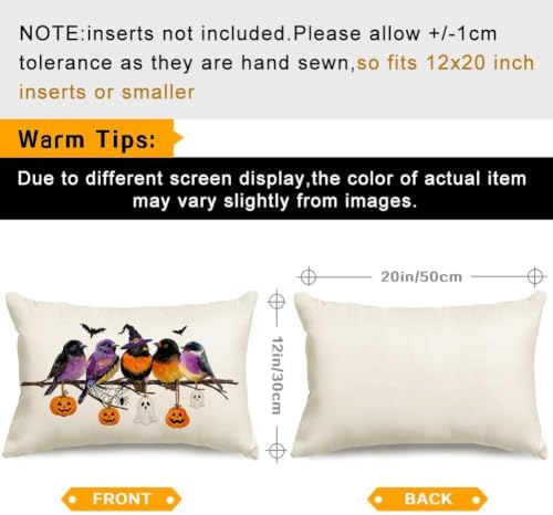 RABUSOFA Halloween Pillow Covers 12x20 Inch Halloween Decorations for Home - Image 6