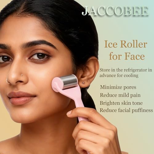 Stainless Steel Facial Gua Sha Tool Set, Ice Roller for Face&Eyes - Image 3