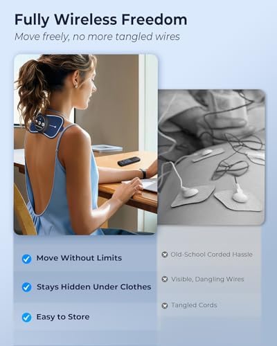 KingPavonini Wireless TENS Unit Muscle Stimulator, Back Pain, Model SM9116 - Image 3