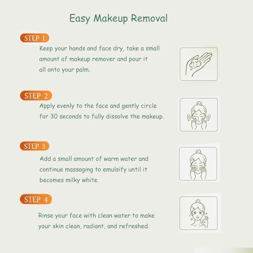 Cleansing Oil Mini Travel-Friendly, Natural Makeup Remover Portable 20pcs Gentle Moisturizing Cleansing Oil for All Skin Types, Travel with (Camellia) - Image 6