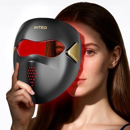 4D Wireless Red Light Therapy LED Face Mask with 328 LEDs by REDLIGHTWELLNESSATHOME