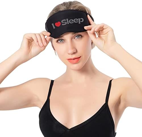 ALASKA BEAR Sleep Mask for Men and Women, Machine Washable Eye Mask for Sleeping Side/Back/Stomach 100% Blackout, Headband Design (I Love Sleep) - Image 6
