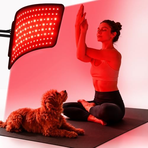 INIA Red Light Therapy Panel & Belt 2-in-1, 1064nm + 850nm Dual NIR by INIA