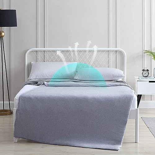 EXQ Home Weighted Blanket Cover 41x60-Twin Size Premium Soft for Kids Weighted Blanket with Zipper,Machine Washable Duvet Cover for Hot Sleeper in Summer(Grey,Duvet Cover Only) - Image 6