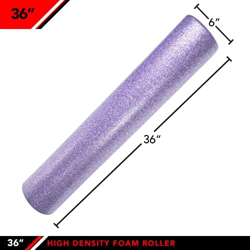 JFIT High Density Foam Roller – EPP Deep Tissue Massage Roller for Muscle Recovery, Myofascial Release & Stretching - Image 2