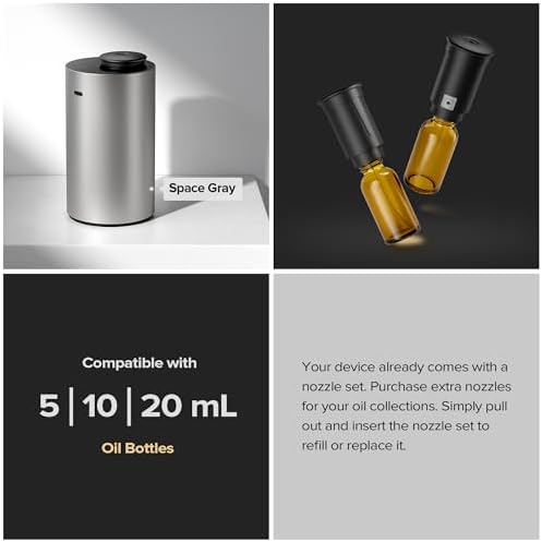 Airversa ANX Waterless Diffuser for Essential Oil for Home, Room, Gray - Image 5
