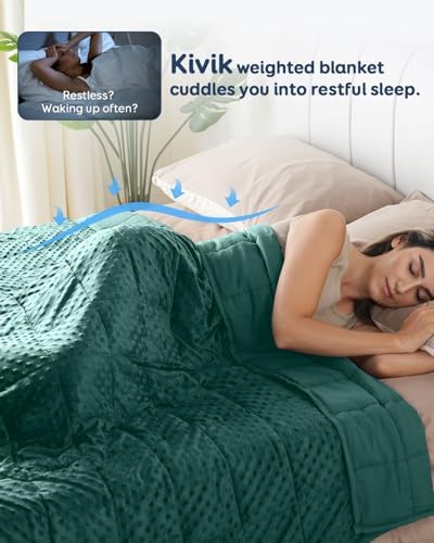 Kivik 25lbs Weighted Blanket for Adults, 80"x87" King Size Heavy Blankets - Image 2