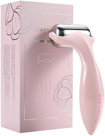 Greenstalk Ice Roller for Face & Eyes – Medical-Grade Stainless Steel Cooling Face Roller for Puffiness Relief, Dark Circles, Skincare Routine – Dual Cold & Warm Therapy, Ergonomic Design（1 unit） - Image 5