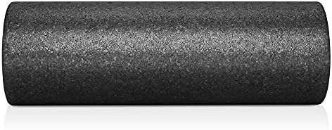 Philosophy Gym 18" High-Density Foam Roller for Exercise, Massage, Muscle Recovery - Round, Black - Image 2