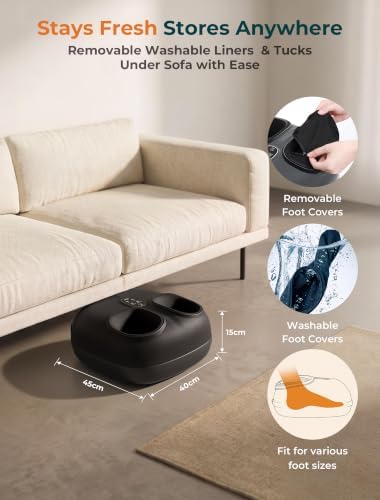 ALLJOY Foot Massager with Heat,Birthday Gifts for Women,3-Zone Foot Machine - Image 6