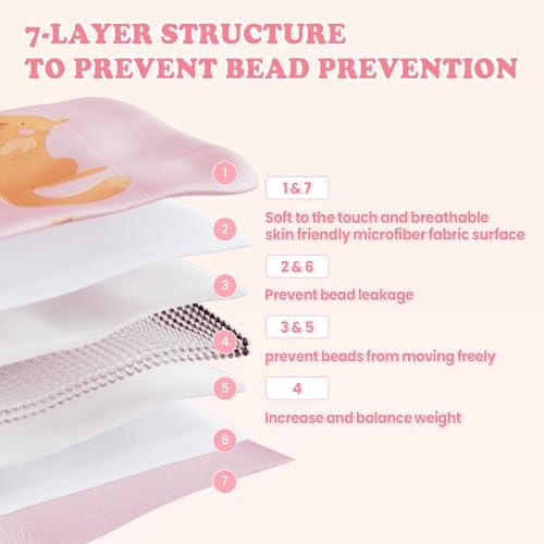 Weighted Blanket - 10 lbs Pink Cat Heavy Blanket - Small Size Breathable Blanket(41 * 60 inches, 10 lbs) - Image 4