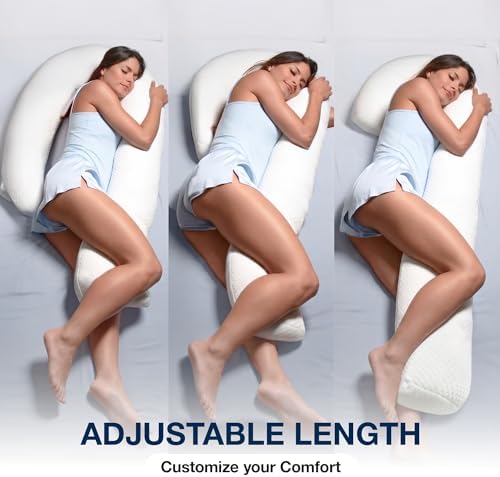 Contour Swan Shaped Body Pillow | Orthopedic Body Pillow for Back, Hip & Leg Relief | Ergonomic Support for Sciatica & Full Body Comfort - Standard Size - Image 2