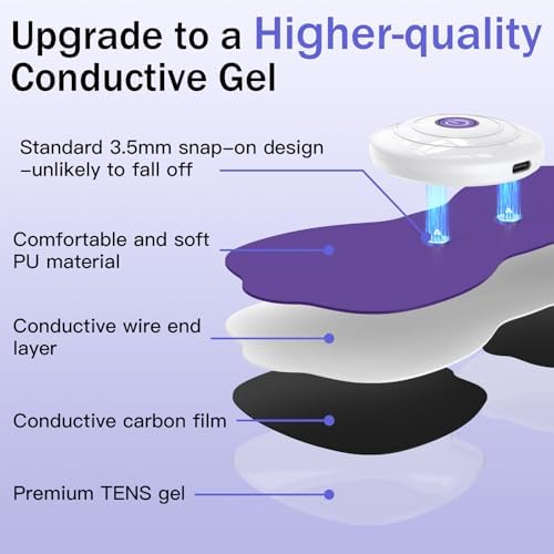 MASTOGO APP Wireless TENS Unit Muscle Stimulator 12 Modes for Pain Relief - Image 7