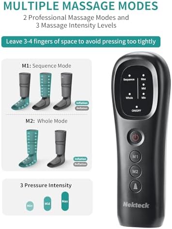 Nekteck Leg Compression Massager for Circulation and Relaxation - Image 4