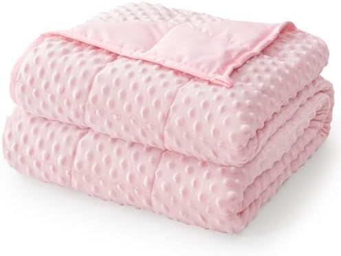 Cottonblue Weighted Blanket 20lbs Queen Size for Adults, 60 x 80in Pink by Cottonblue