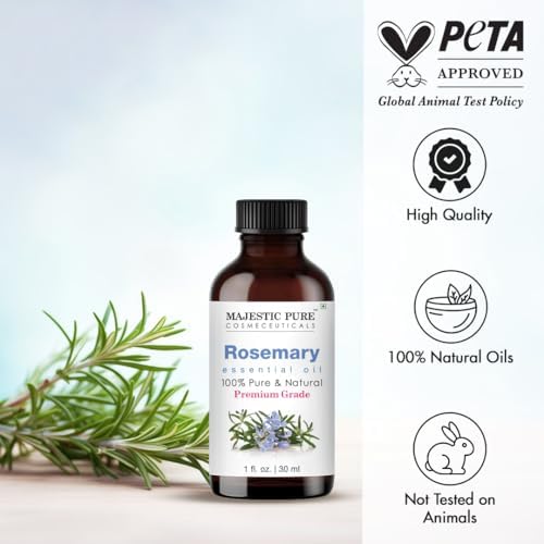 Majestic Pure Rosemary Essential Oil for Diffuser - 1 Fl Oz - Image 3