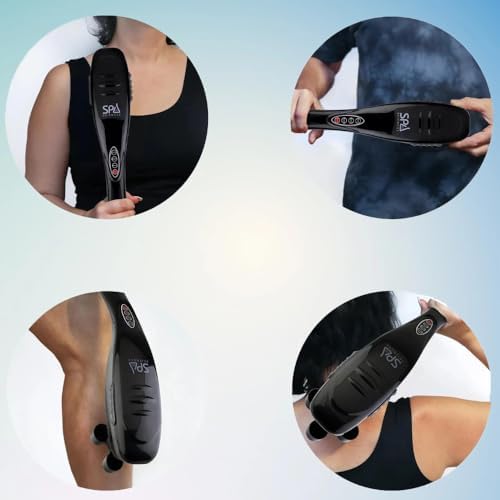 SPA SCIENCES - Vara - Handheld Deep Tissue Massager for Muscles, Back, Foot, Neck, Shoulder, Leg, Calf - Electric Percussion Body Massage - FSA and HSA Eligible - Helps Stimulate Cellulite Zones - Image 4