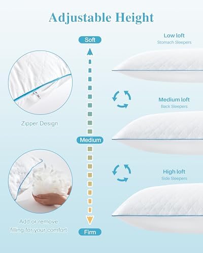 YZ HOME Long Body Pillow for Adults - Firm Body Pillow Insert - Image 5