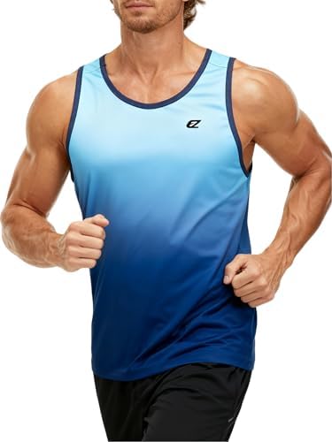 EZRUN Men's Quick Dry Workout Tank Top UPF 50+ Sweat-Wicking Gym Shirt - Image 5