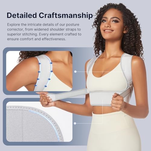 Fit Geno Posture Corrector for Women Lite, Upper Back Brace for Slouching - Image 5